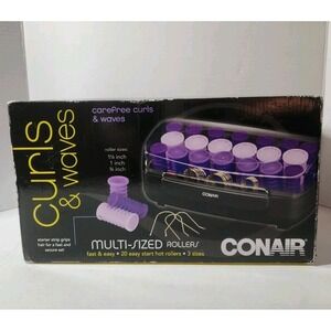 Conair Multi Sized Rollers Curls And Waves‎ With Box Preowned- Used Once